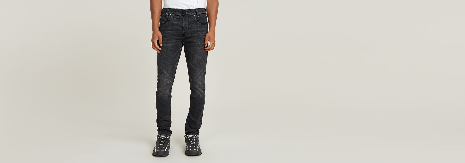 D-Staq 5-Pocket Mid Skinny Jeans | Black | G-STAR® US