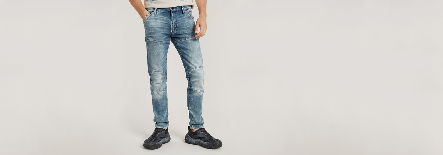 G-STAR RAW　5620 3D スーパースリム　【M】　ストレッチ　グレー 5620 Skinny Jeans | Grey | G-STAR® US