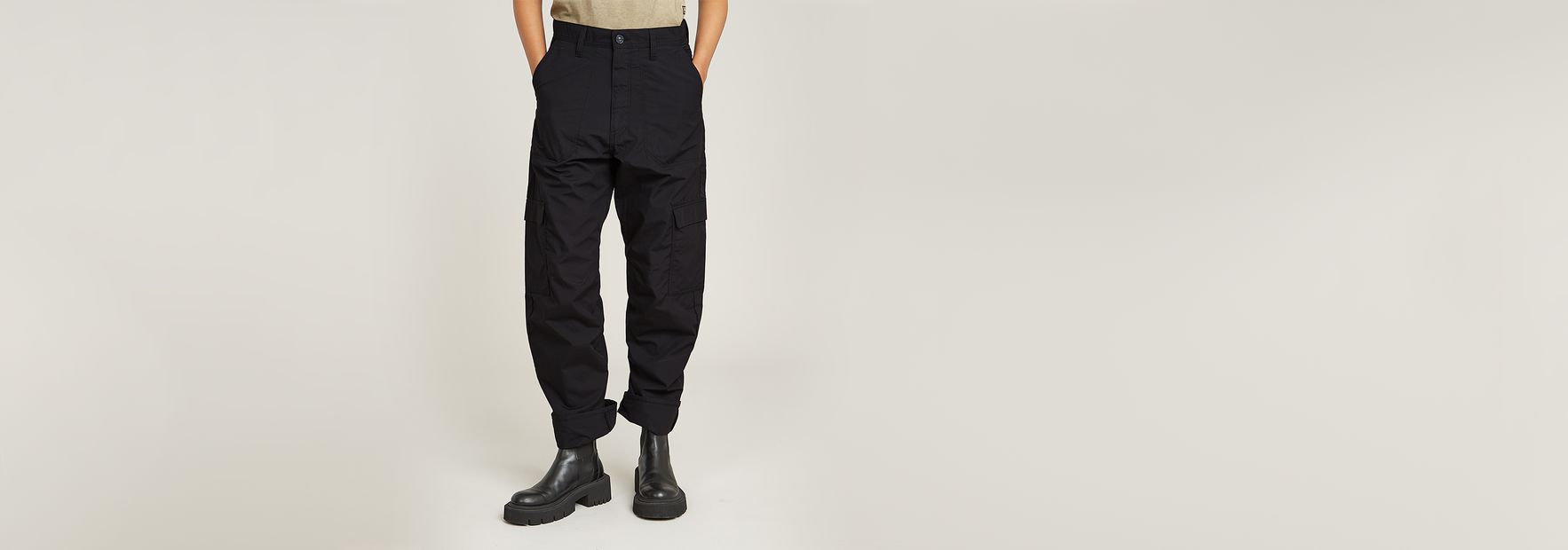 Cargo 3D Boyfriend Pants | Black | G-STAR® US