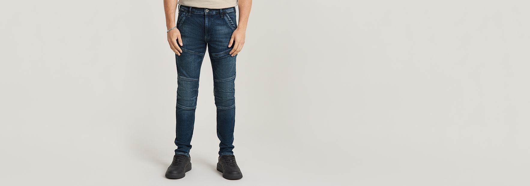 Rackam 3D Skinny Jeans | Dark blue | G-STAR® US