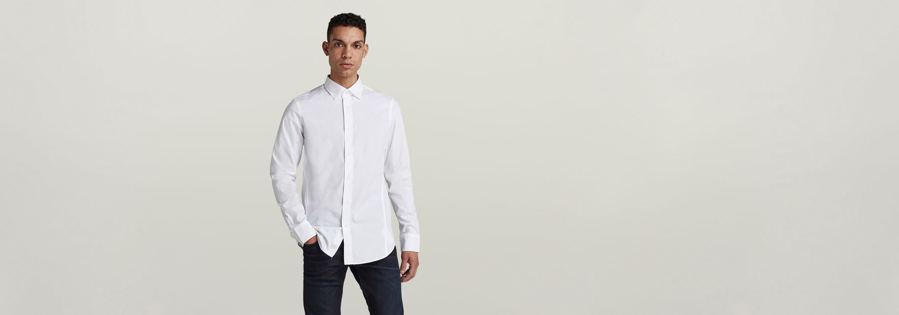 Dressed Super Slim Shirt | White | G-Star RAW® US