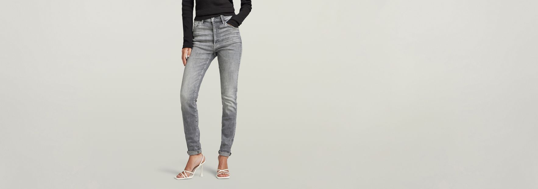 Kafey Ultra High Skinny Jeans | Medium blue | G-STAR® US