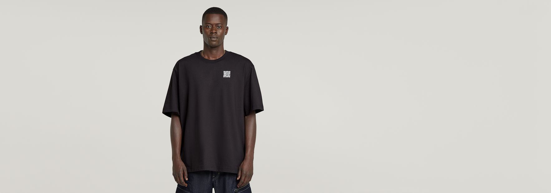 QR Mini Maxi Boxy T-Shirt | ブラック | G-STAR® JP