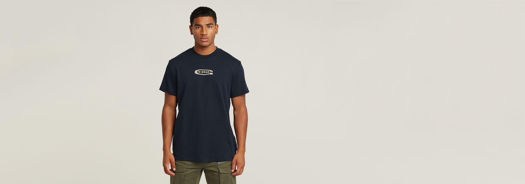 送料込★G-Star★Old Skool Logo Tシャツ Old Skool Logo T-Shirt | Beige | G-STAR® US
