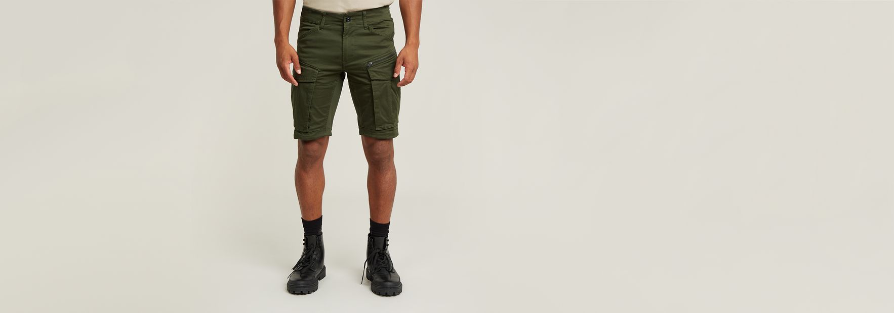 華麗 Regular Zip Rovic Shorts US G-STAR® | Beige | その他
