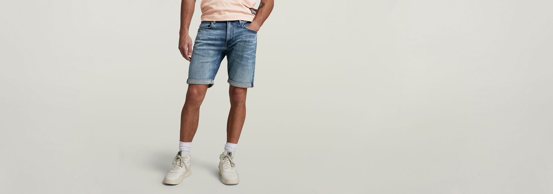 3301 Slim Shorts Medium blue G STAR CA