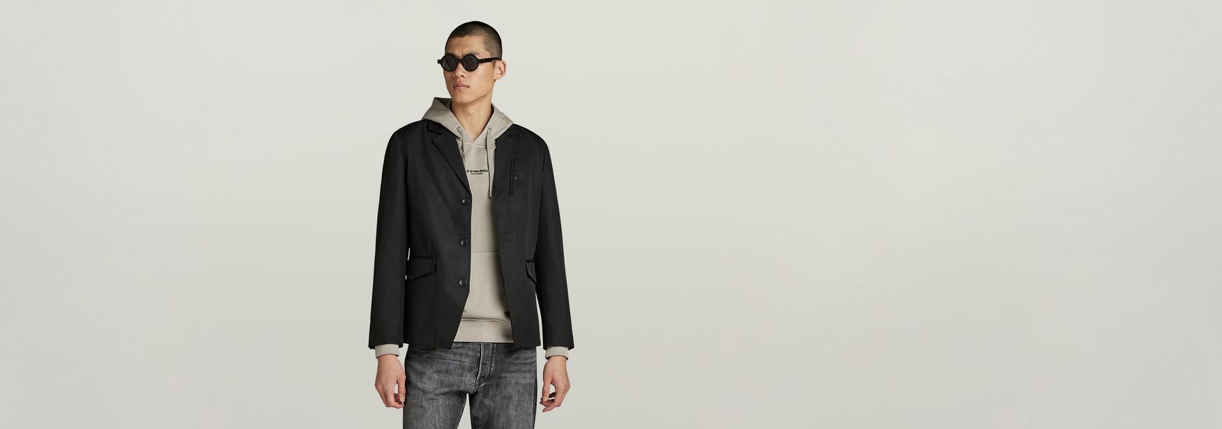 ★G-STAR RAW★ 3 Button BREAK Blazer G-STAR Raw Men's Chore Three Button Casual Blazer,Dark Olive