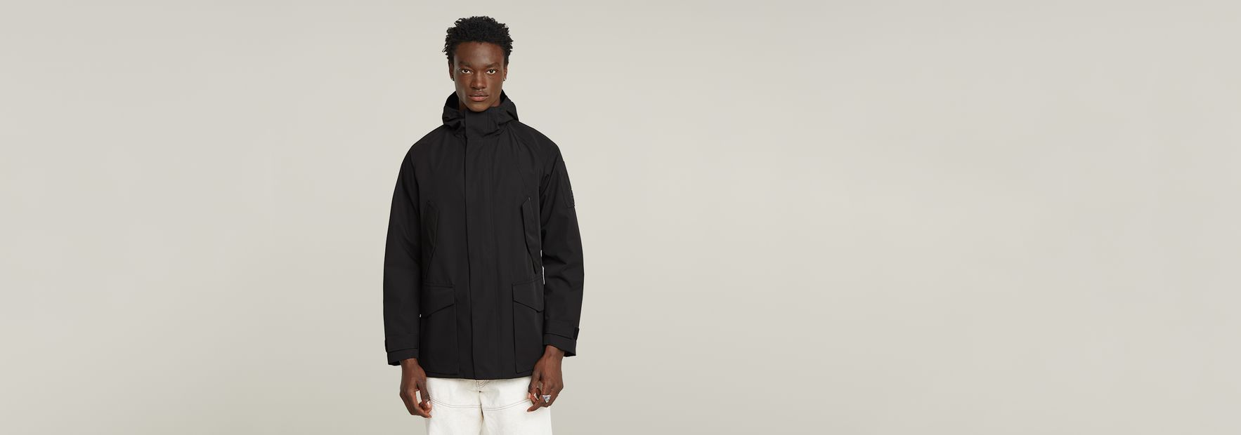 ジャケット・アウター G-STAR RAW  MULTIPOCKET PARKA Multi Pocket Parka | Grey | G-STAR® US
