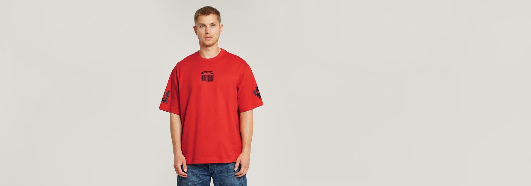 Barcode Boxy T-Shirt | Black | G-STAR® US