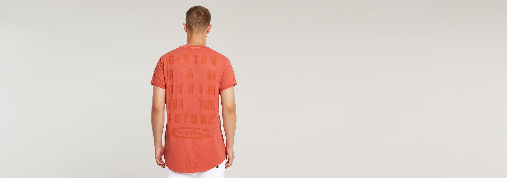 送料込★G-Star★Text Back Gr Overdyed Lash Tシャツ Text Back Graphic Overdyed Lash T-Shirt | ブラウン | G-STAR® JP