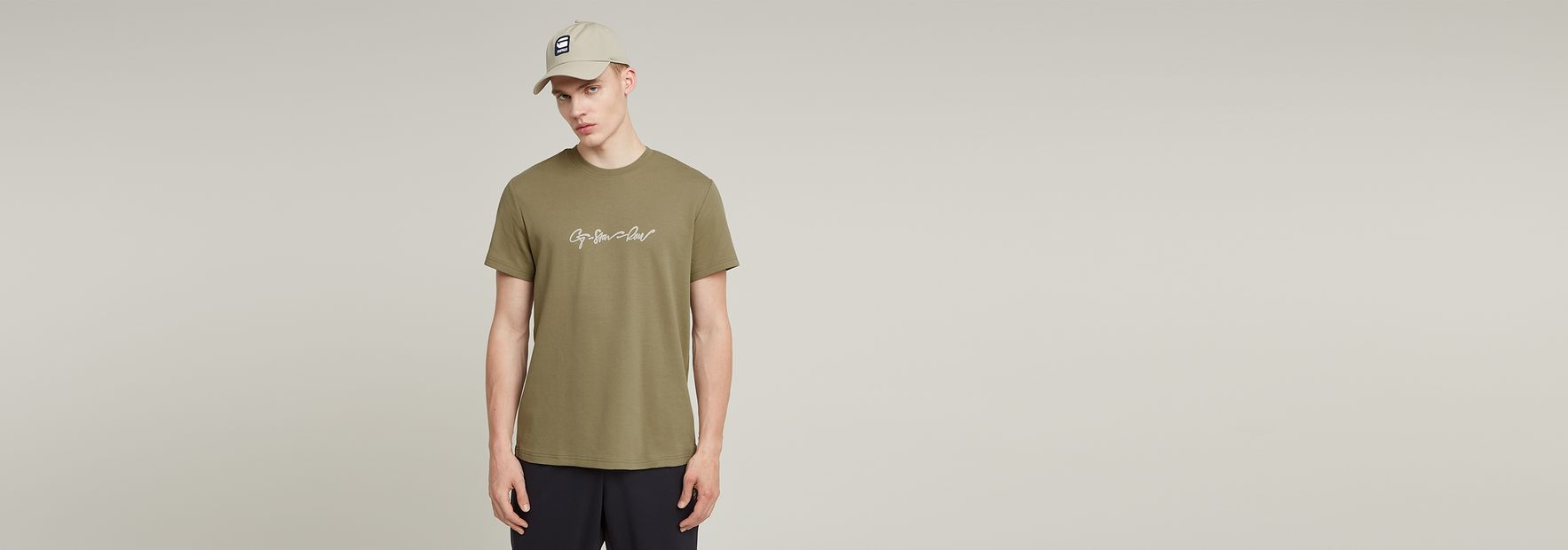G-Script T-Shirt | Black | G-STAR® US