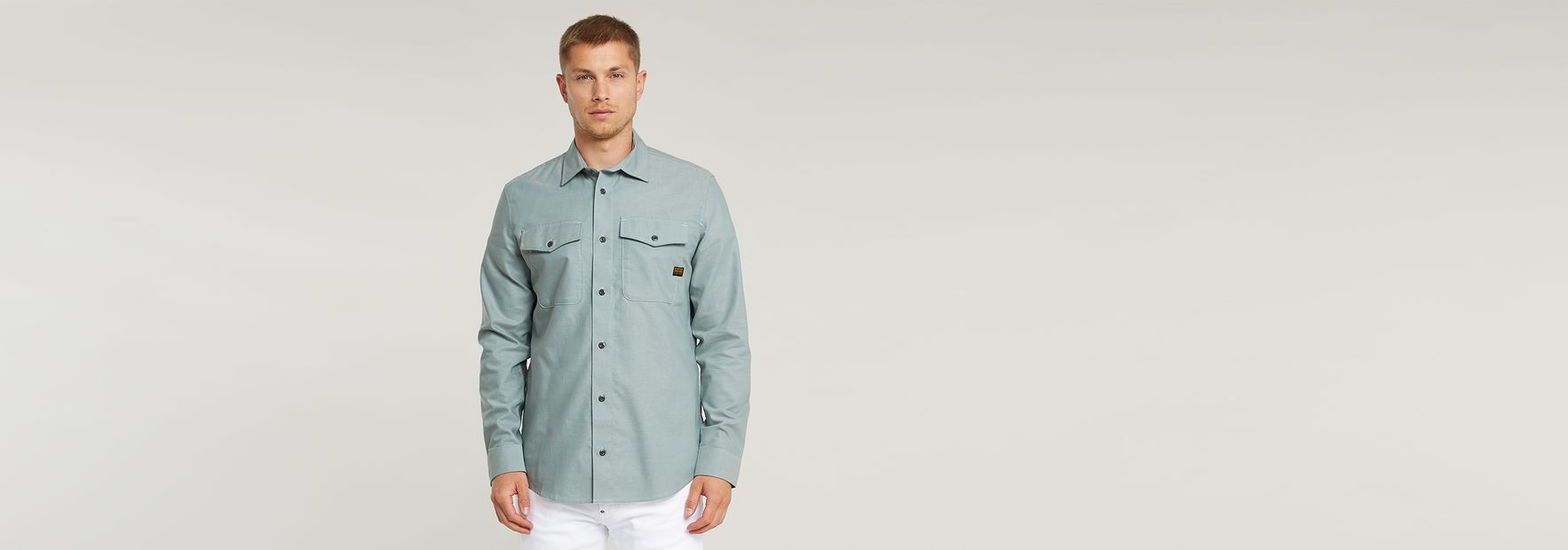 Marine Slim Shirt | ダークブルー | G-STAR® JP Marine Slim Shirt | ダークブルー | G-STAR® JP