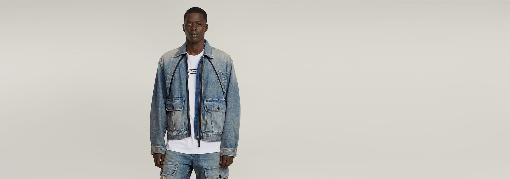 Coach Zip Jacket | Light blue | G-STAR® US