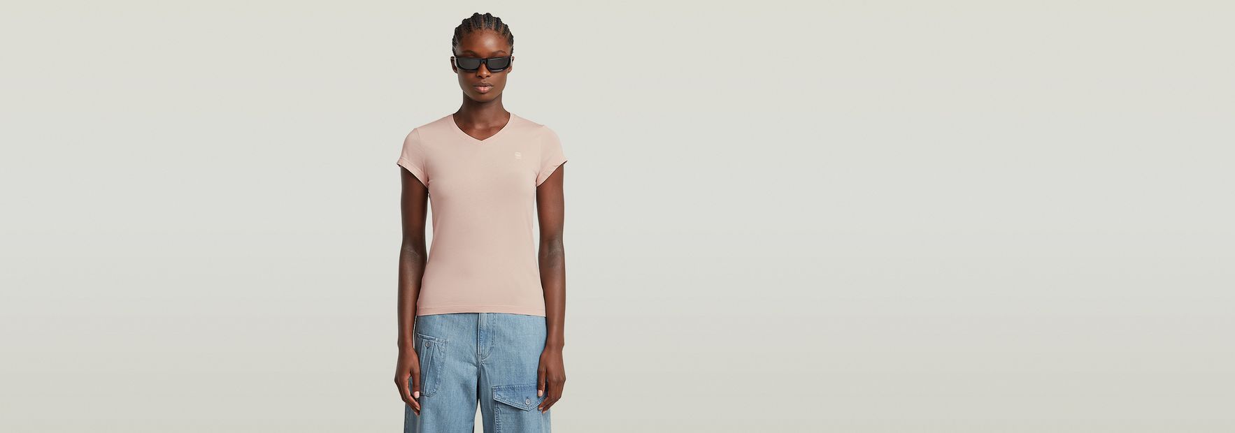 Stripe Eyben Slim V-neck T-Shirt 2.0 | マルチカラー | G-STAR® JP