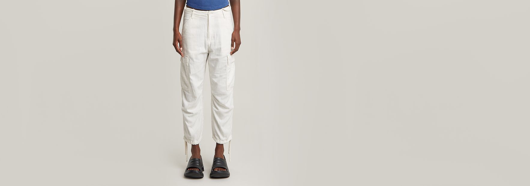 DRAWSTRING CARGO CROPPED 46