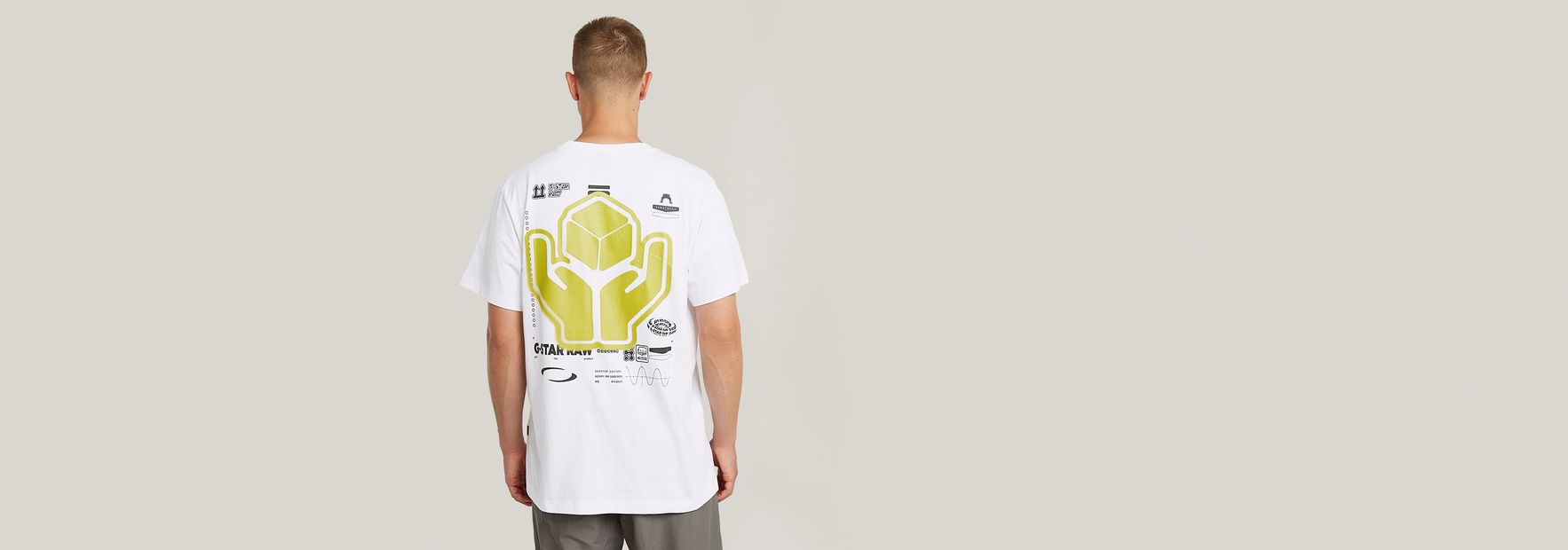 charbon ホワイト BACK LOGO DRY BIG T-SHIRTS BACK LOGO DRY BIG T-SHIRT