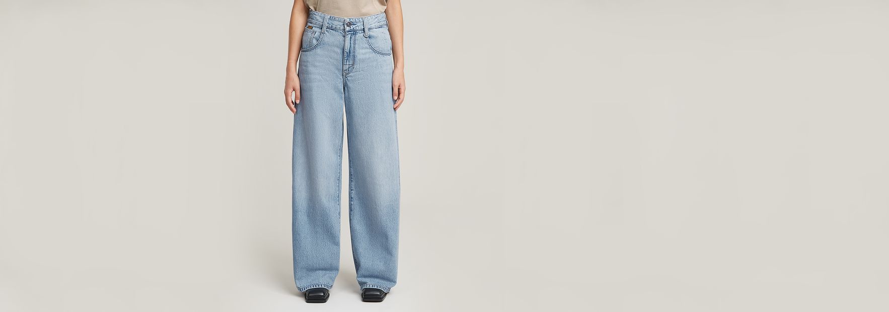 【COLOR iN ID】loose fit deep denim Skater High Loose Jeans | Medium blue | G-STAR® US