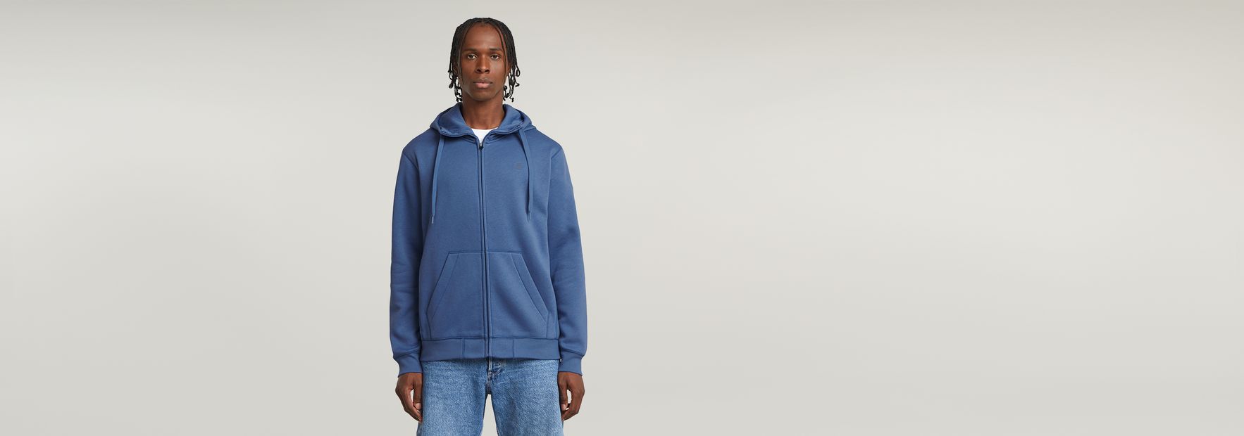 Premium Core Zip Thru Hoodie | Black | G-STAR® NL