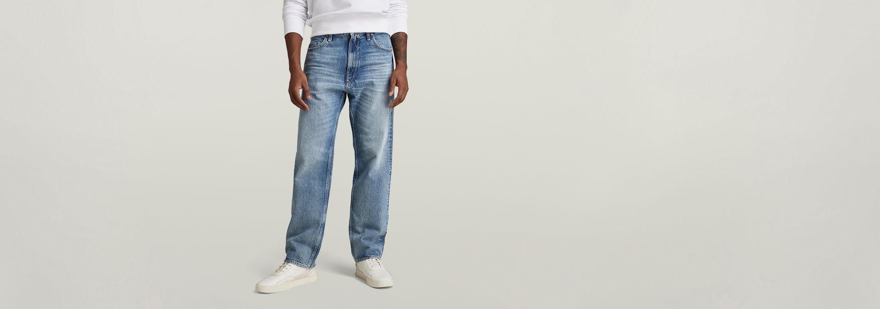 G-Star RAW　Type 49　グレー Premium Type 49 Relaxed Straight Jeans | Grey | G-STAR® US