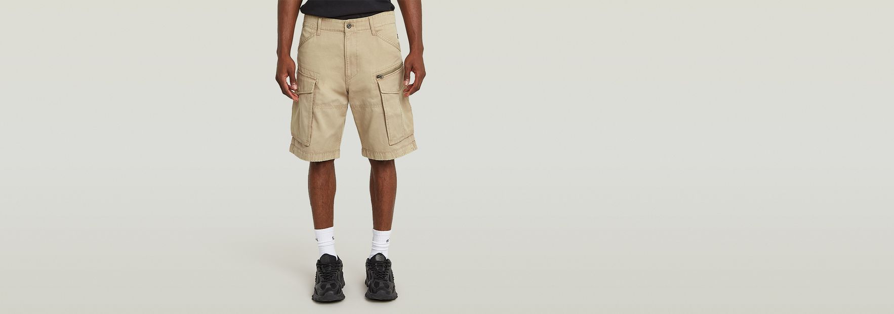 Pantaloncini Uomo G-STAR Rovic Loose | Vita Media | Cotone E Poliestere | Stile Casual - Foto 4