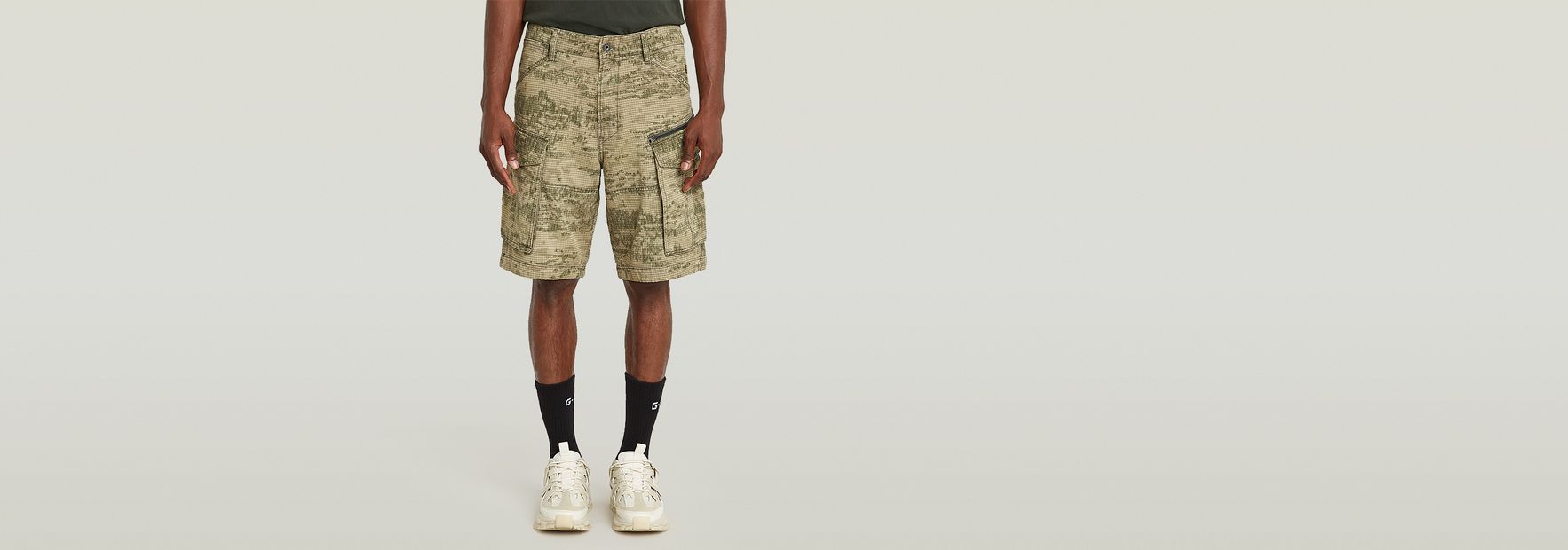 Rovic Zip Relaxed Shorts Black G-STAR® US