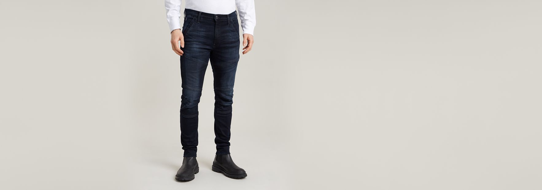 Rackam 3D Skinny Jeans ジースターロー　GSTAR デニム D-STAQ 3D SLIM JEANS/ヴィンテージライク立体裁断スリム