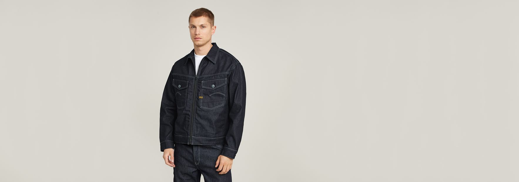 Dakota Zip Jacket | ダークブルー | G-STAR® JP