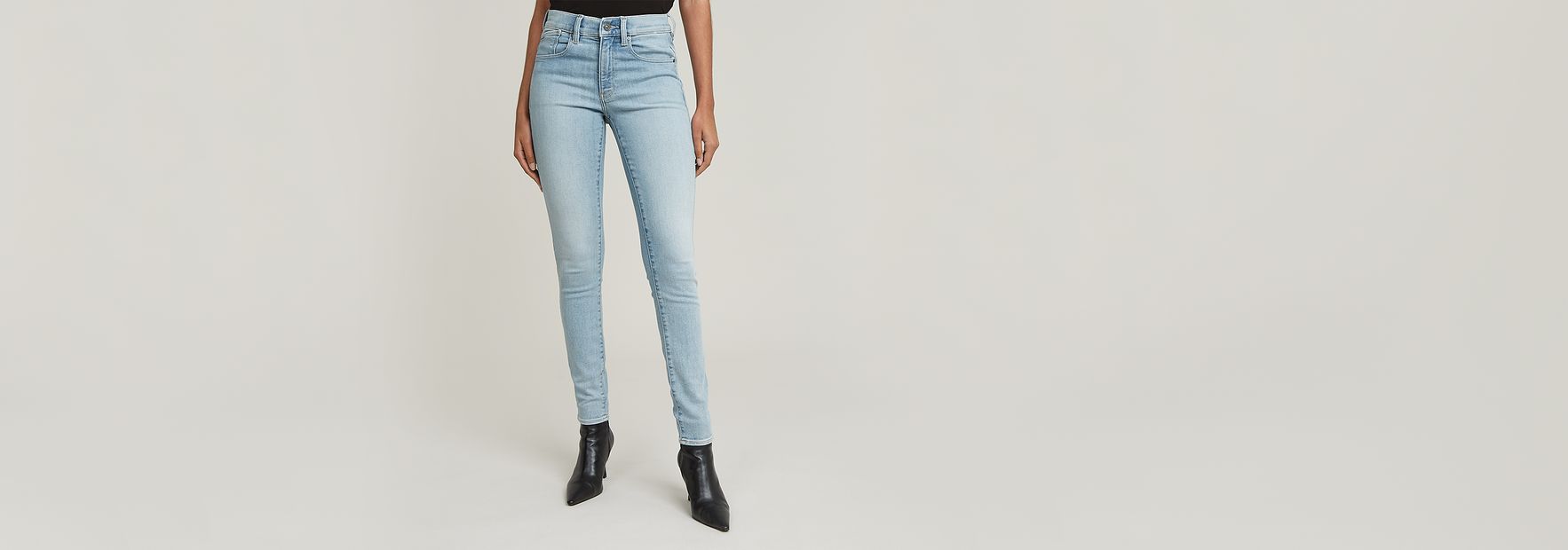 G-STAR Raw - Womens Lhana Skinny Jeans, Color Antic Chert