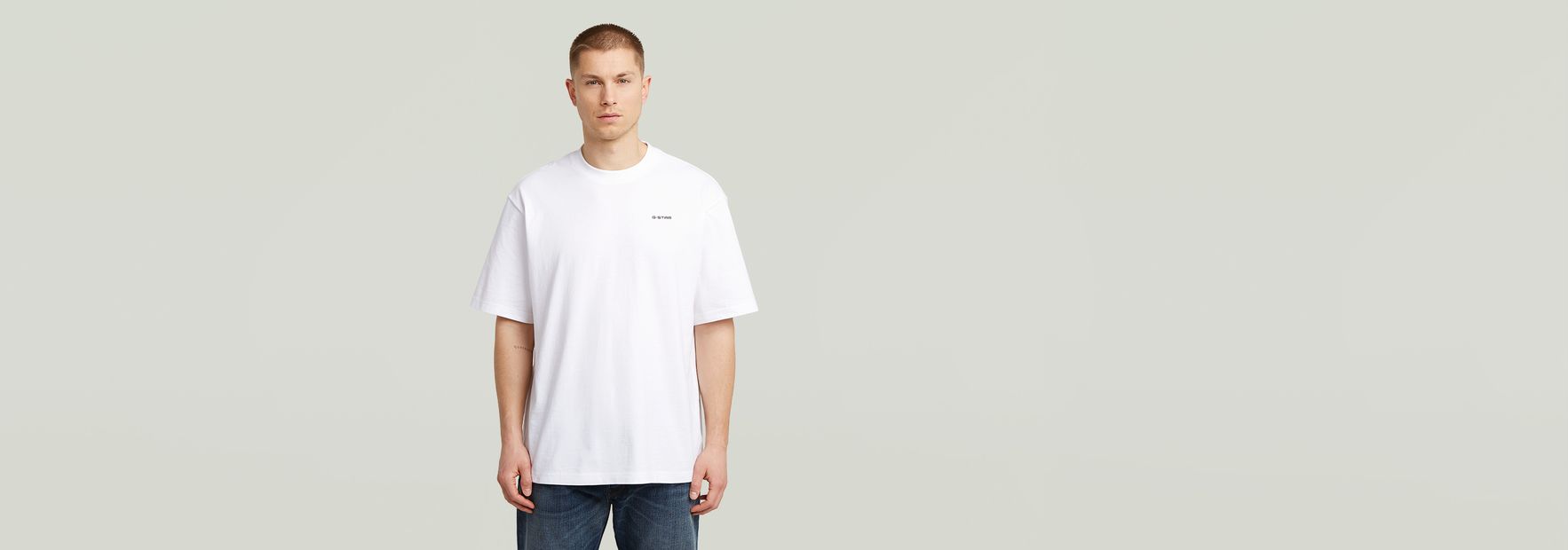 送料込★G-Star★Essential Boxy Tシャツ Essential Boxy T-Shirt | ベージュ | G-STAR® JP
