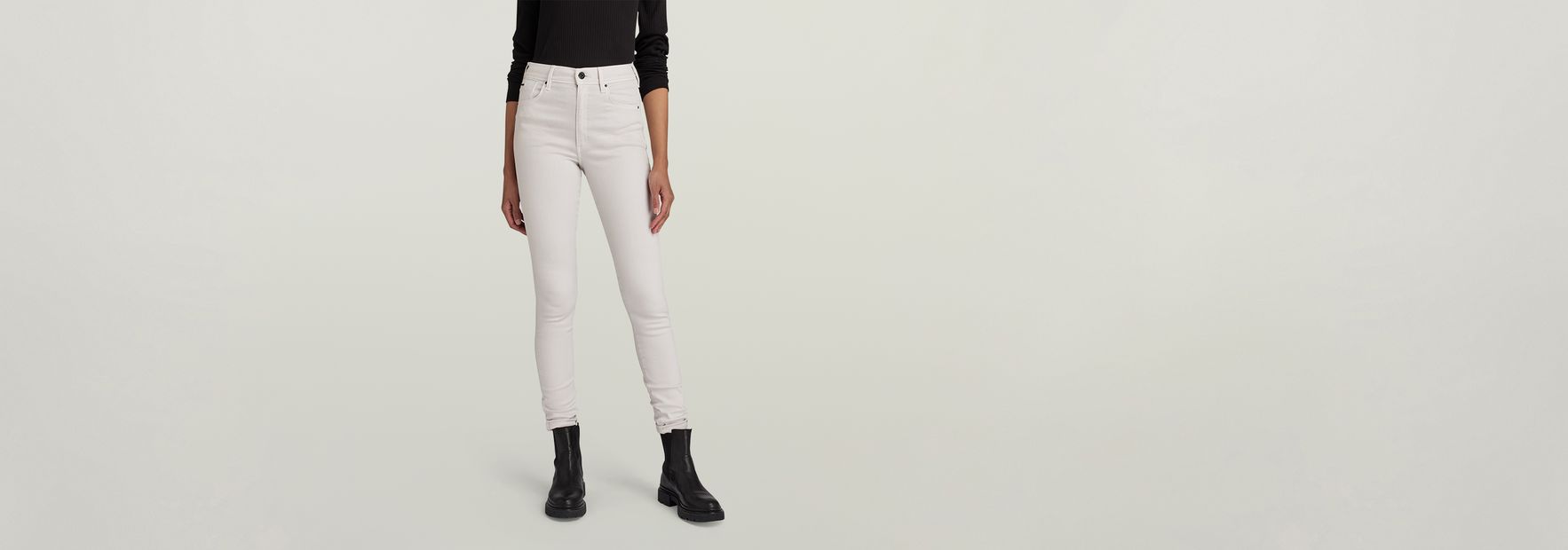 Kafey Ultra High Skinny Jeans | Black | G-STAR® US