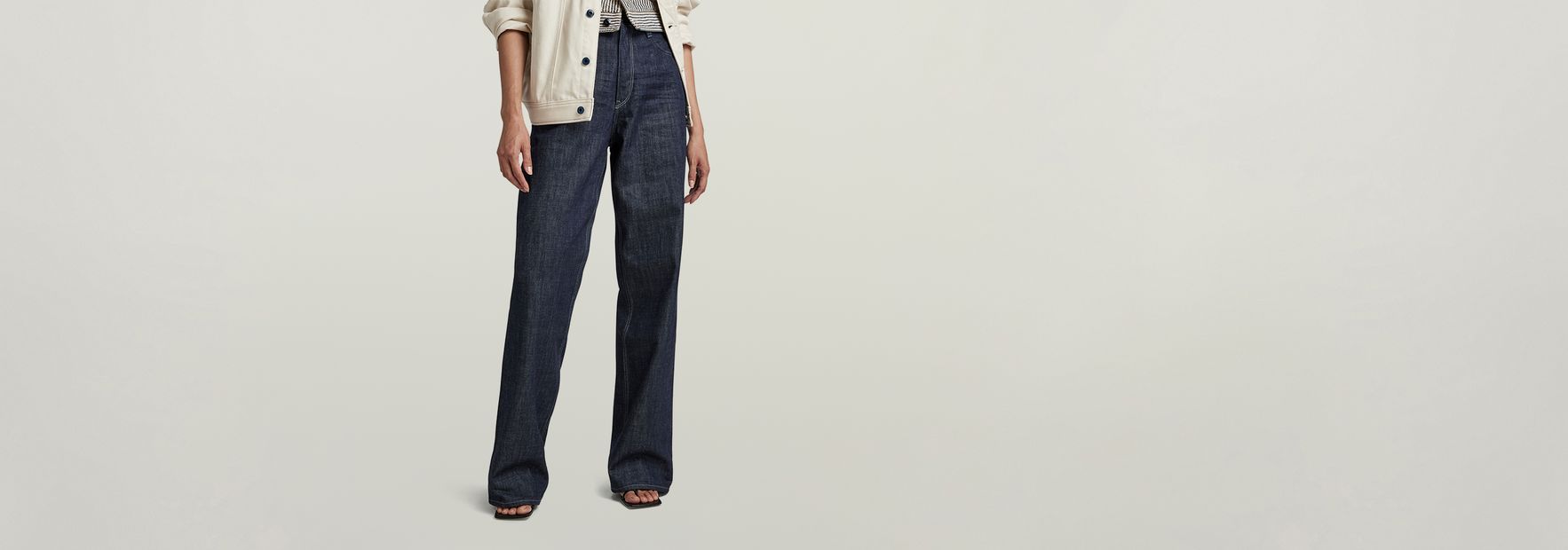 Stray Ultra High Loose Jeans | Medium blue | G-STAR® US