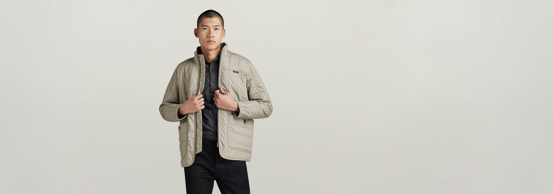 Liner Overshirt | Grey | G-STAR® US