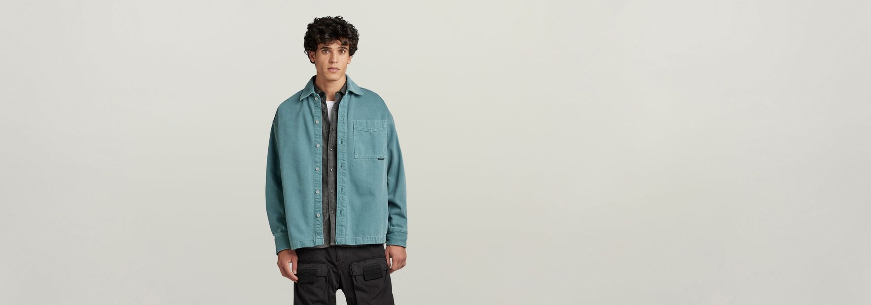 Boxy Fit Shirt | Dark blue | G-STAR® US
