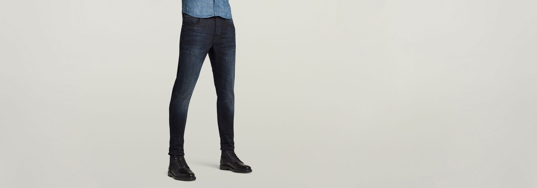 G-STAR RAW Men's Rovic Zip 3D Regular Tapered, Dark Black