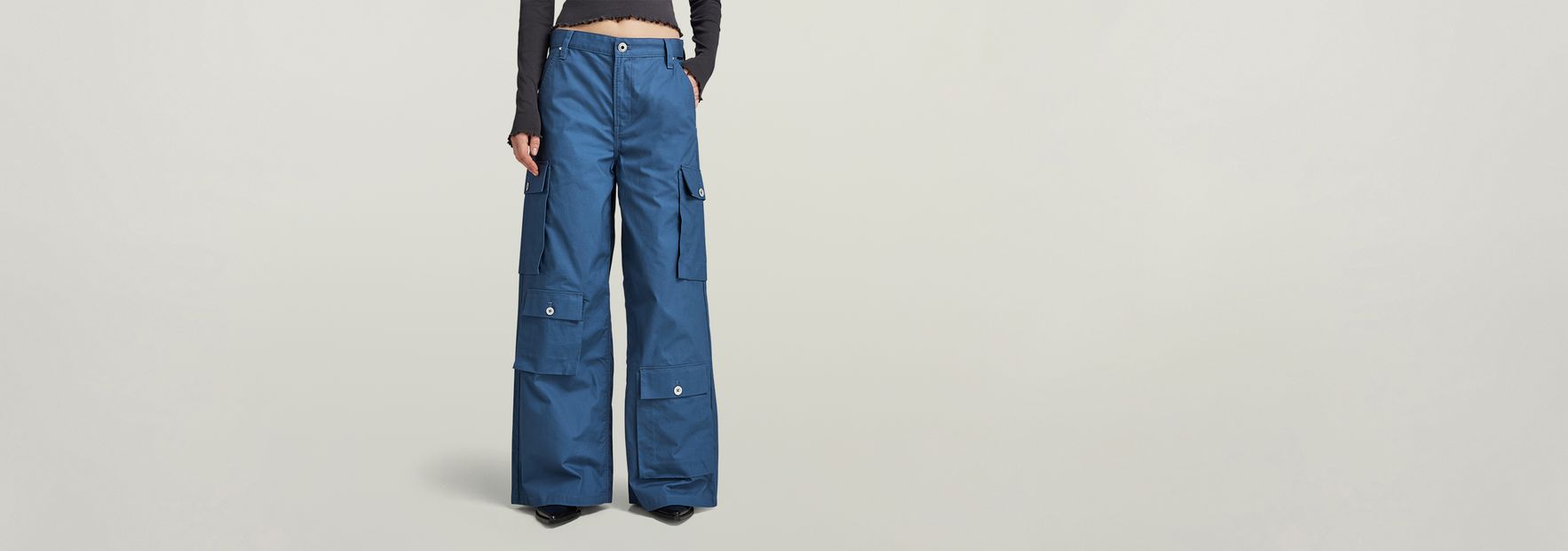 ハーリップトゥ　Grand Cargo Denim Pants M Goth Cargo Pants with Straps, Denim Punk Emo Pants with