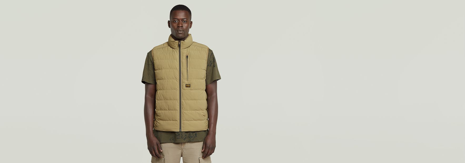G-STAR RAW FOUNDATION POD VEST 　サイズL Foundation Padded Vest | Medium blue | G-STAR® US
