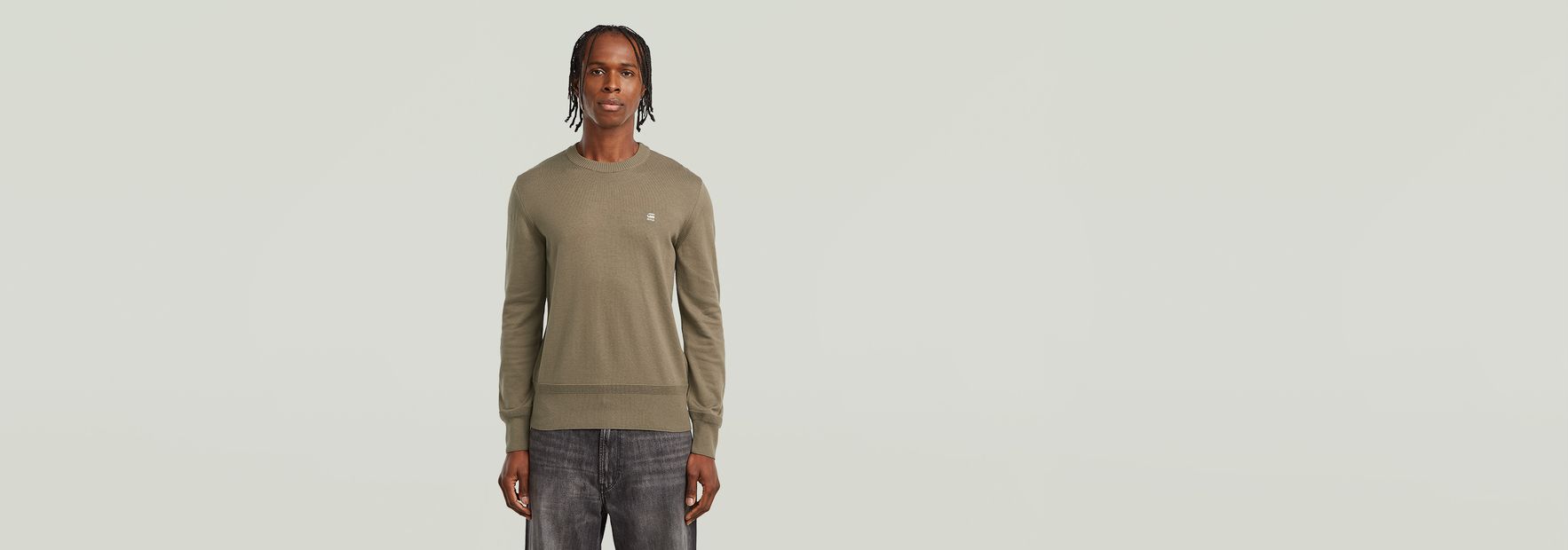 Core Knitted Sweater | Black | G-STAR® US