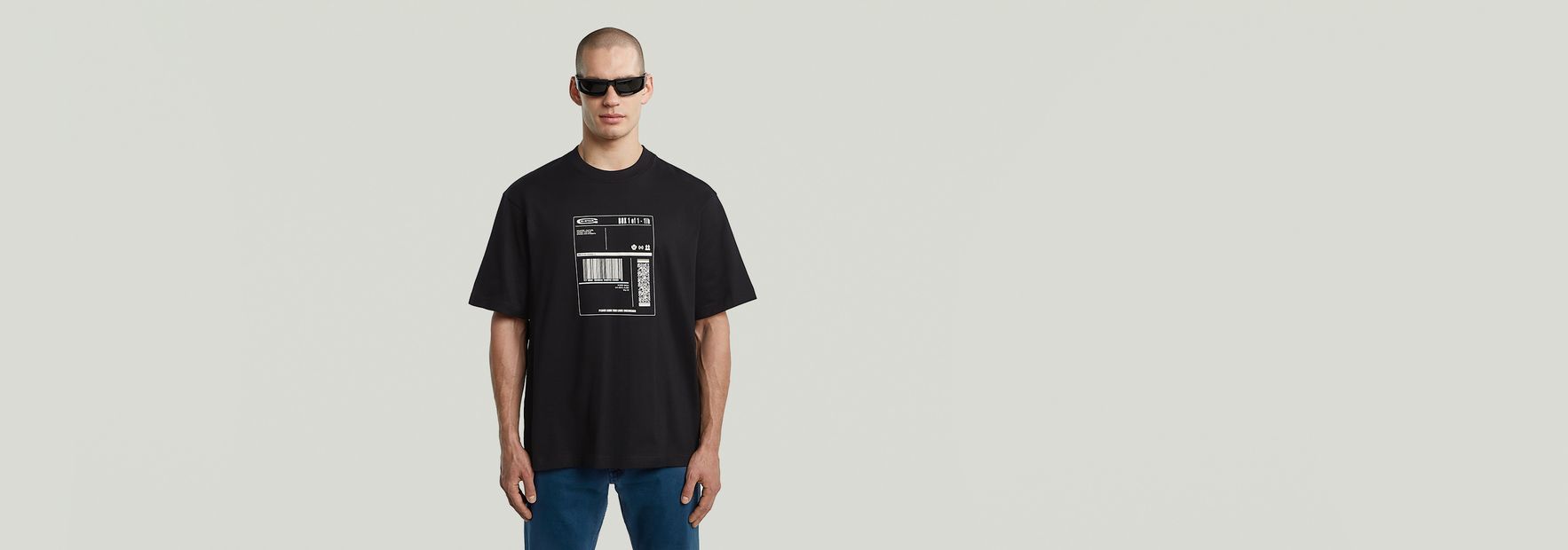 Shipping Graphic Boxy T-Shirt | ブラック | G-STAR® JP