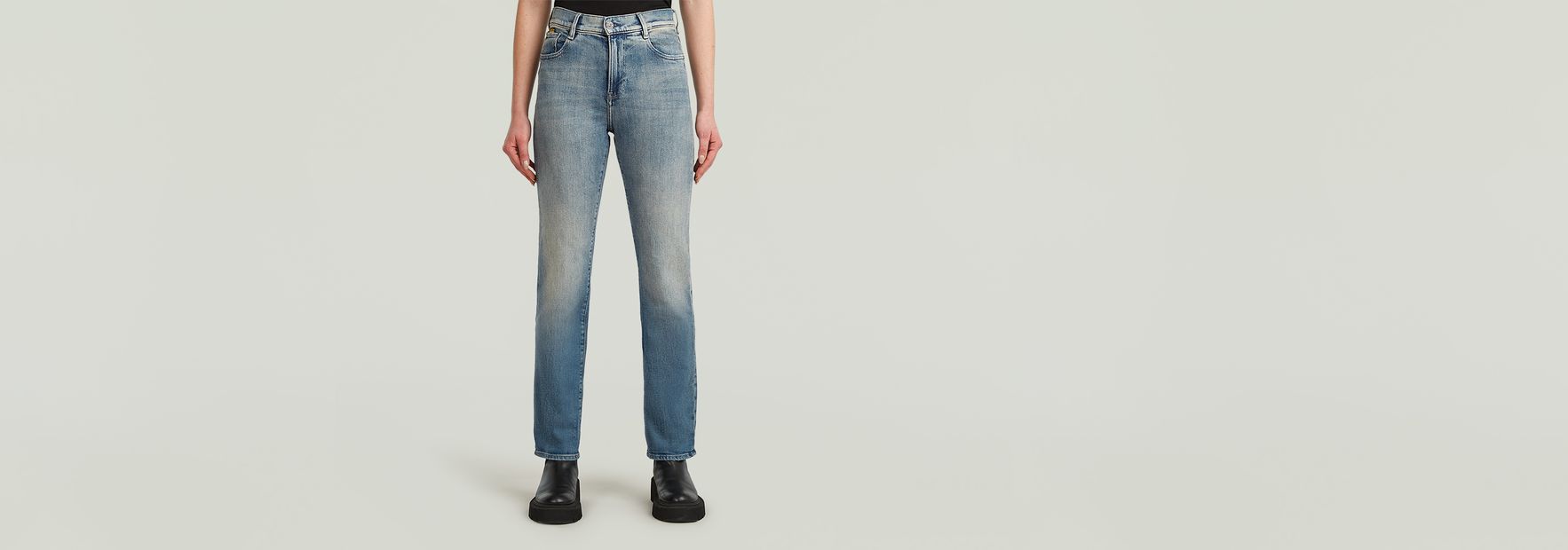 送料込★G-Star★Viktoria High Straight Fit ジーンズ Viktoria High Straight Jeans | Light blue | G-STAR® US