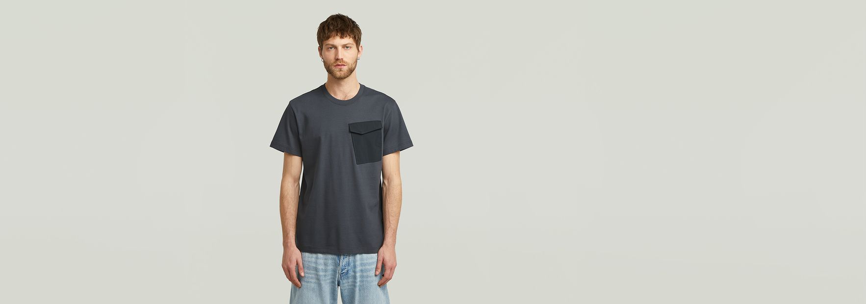 送料込★G-Star★Utility Mix Pocket Loose Tシャツ G-Star Utility Mix Pocket Loose short sleeve T-shirt Black