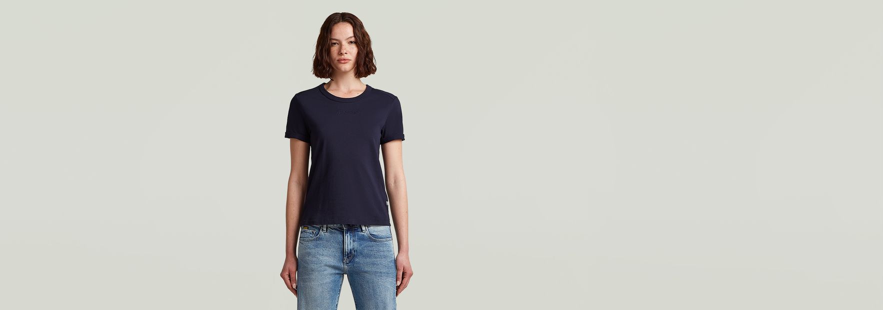 Embro G-Script Logo Top | White | G-STAR® US