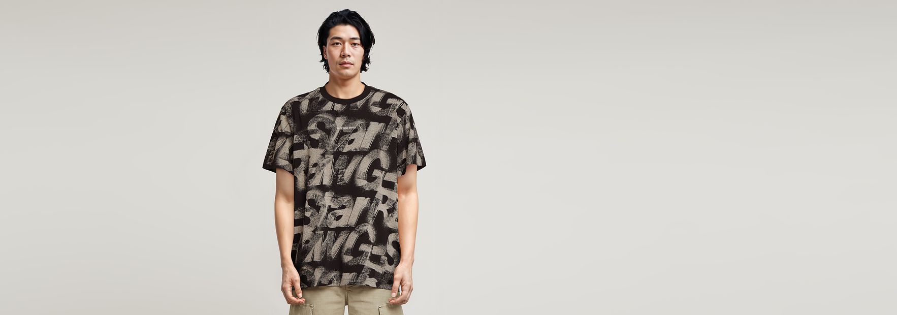 送料込★G-Star★Sprayed Letters Loose Tシャツ G-Star RAW｜【公式ショップ】SPRAYED LETTERS LOOSE T-SHIRT