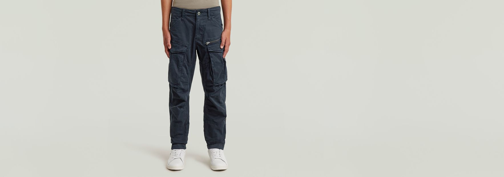 Boys Rovic Zip 3D Regular Tapered Pants | Black | G-STAR® US