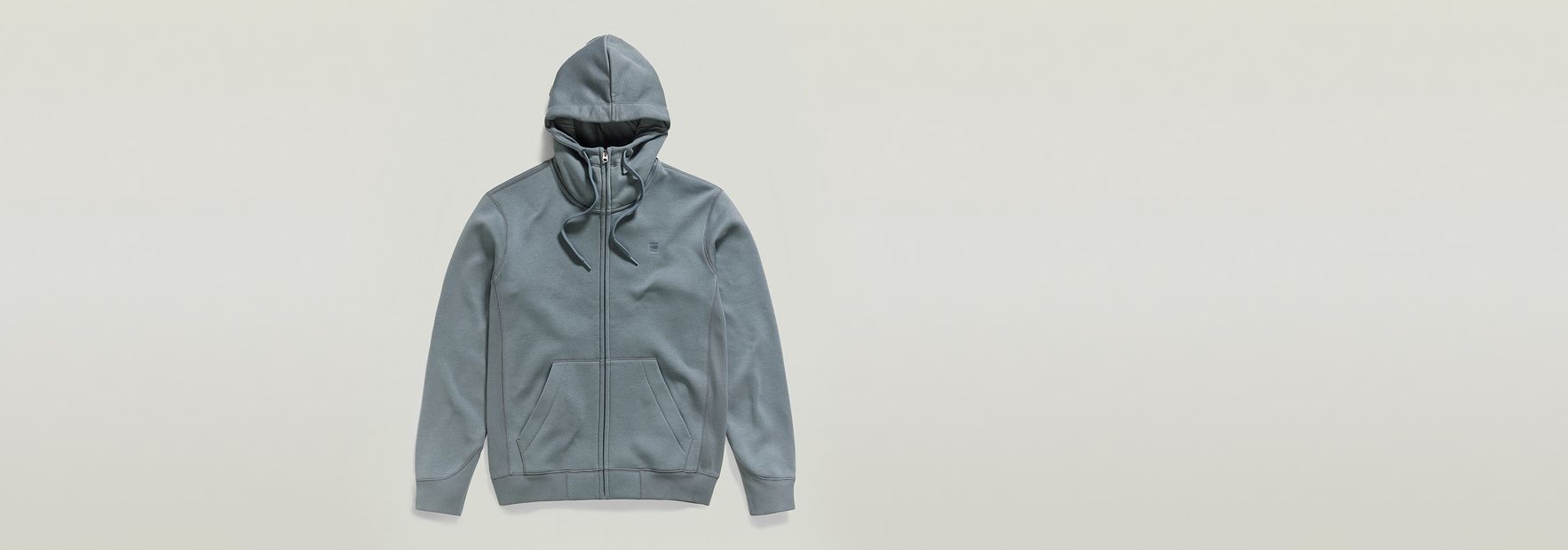 SEPARATE BATH&TODAYFULSweatPullover グレー Premium Core Zip Thru Hoodie | Grey | G-STAR® US