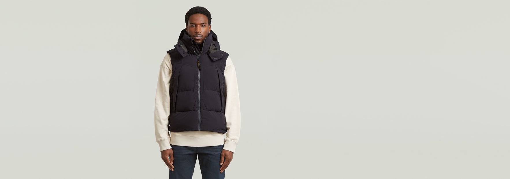 ジャケット・アウター G-STAR RAW G-Whistler Padded Hooded Vest G-Whistler Padded Hooded Vest 2.0 | Beige | G-STAR® US