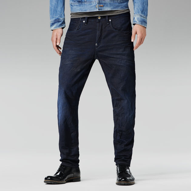 g star a crotch tapered jeans