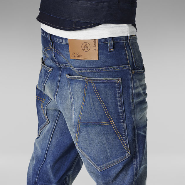 Blazen kennis innovatie A-Crotch Tapered Jeans | ミディアムブルー | G-Star RAW®