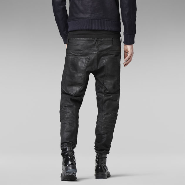 g star a crotch tapered jeans