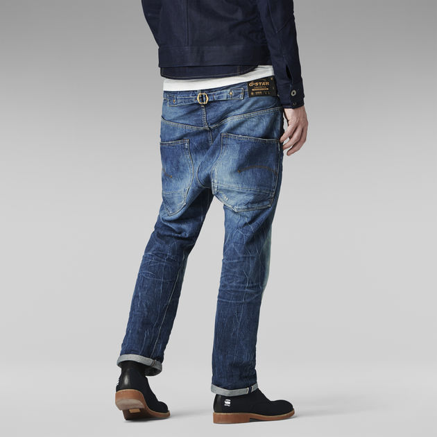 US Lumber Straight Red Listing Jeans 