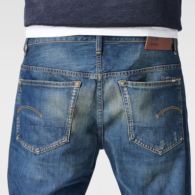 Berg fusie zakdoek 3301 Loose Jeans | Dark blue | G-Star RAW®